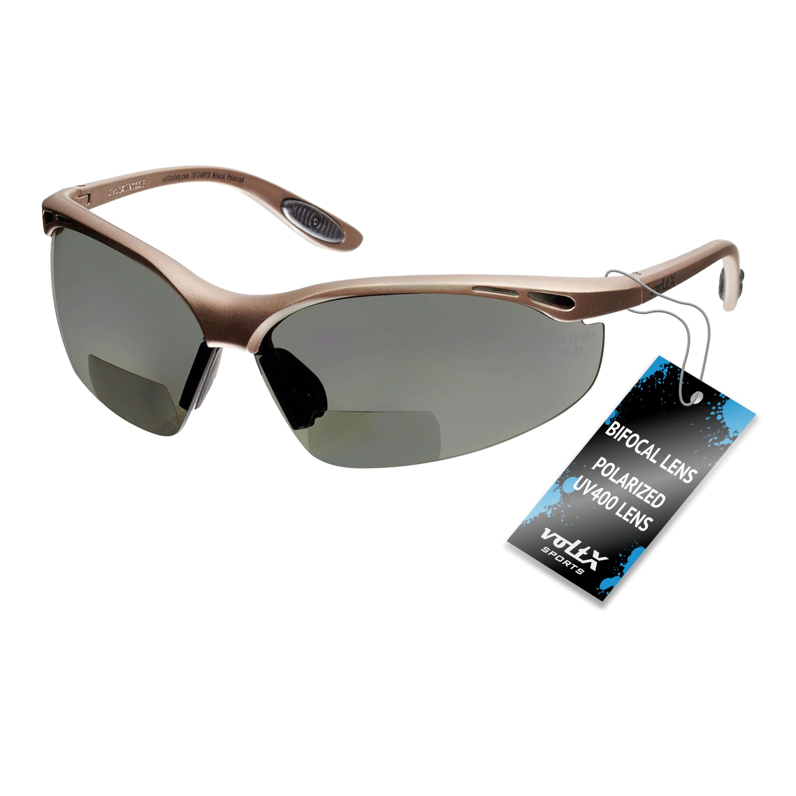 Amazon.com: voltX 'CONSTRUCTOR SPORTS POLARIZED BIFOCAL Reading